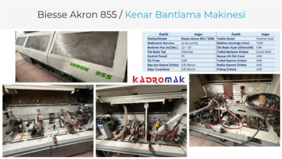 Biesse Akron 855 Edge Banding Machine