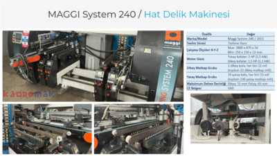 Maggi System 240 Line Boring Machine