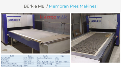 Bürkle M8 Membrane Press